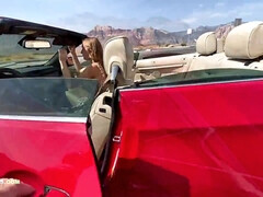 Blonde, Voiture, En levrette, Hard, Seins naturels, Pov, Public, Nénés