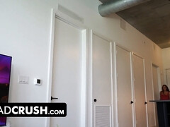 Stepdad's Dyke call: Naughty Stepdaughter gets tired of being called a dyke by stepdad