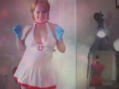 Chica, Tetas grandes, Hablar sucio, Besar, Látex, Madres para coger, Coño, Tetas