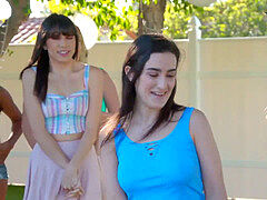 Besar, Lesbiana, Masturbación, Al aire libre, Adolescente