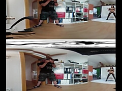 Dreidimensional, Braunhaarige, Tschechisch, Frau, Hd, Realität, Solo, Spielzeuge