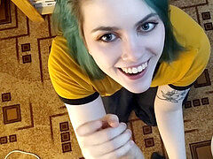 Amateur, Sucer une bite, Tir de sperme, Adolescente