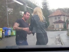 In den arsch, Sadomasochismus, Blasen, Auto, Hardcore, Hd, Im freien, Hintern versohlen