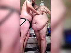 smooching gobbling jizm shot on hot face