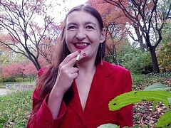 Smoking in public with bold nudity in Montreal