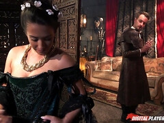 Минет, Брюнетки, Глубокая глотка, Член, Лизание, Киски