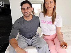 Leie, Blondine, Blasen, Hochschule, Hd, Zierlich, Jungendliche (18+), Titten