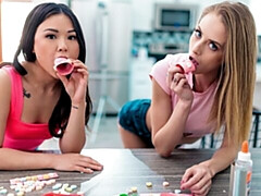 デカ尻, デカチン, デカパイ, フェラチオ, バック, 女 人男 人, ガリガリ, ティーン