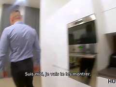 Pijpbeurt, Aangekleed, Man die toekijkt, Hondjeshouding, Hardcore, Hd, Geld, Tiener