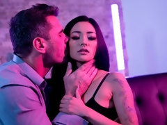 Aziatisch, Kont, Zwart, Pijpbeurt, Handbeurt, Likken, Ondergoed, Kousen