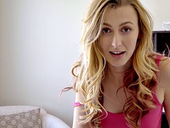 Verga grande, Rubia, Atrapados, Pajear, Sexo duro, Masturbación, Pov, Afeitado