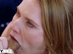 Anal, Blonde, Sucer une bite, En levrette, Faciale, Léchez, Lingerie, Rousse roux