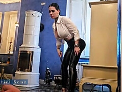 Strict Senz Femdom: Miss Alessa Milano Whipping Slave in German BDSM Scene Part 3