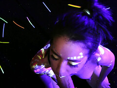 Badpak, Zwart, Lul, Flashing, Hd, Masker, Kort haar, Strak