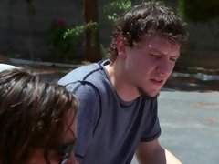 Arschlecken, Tussi, Grosser schwanz, Braunhaarige, Spermaladung, Lecken, Milf, Nass