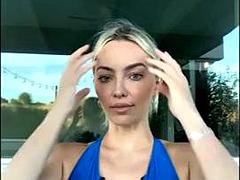 Enthousiasteling, Lieveling, Grote mammen, Blond, Tieten likken