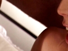 Blonde vixen ignites fiery passion in a daring interracial group fantasy