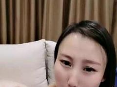 Amateur, Asiatique, Gros seins, Sucer une bite, Hard, Nénés