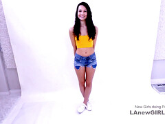 Perfect girl gets her tight slit nailed