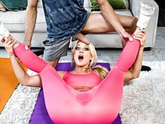 デカ尻, デカチン, デカパイ, ブロンド, フェラチオ, バック, 淫乱熟女, オッパイの