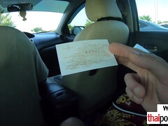 素人, デカチン, フェラチオ, 茶髪の, チン, バック, ハードコア, タイ