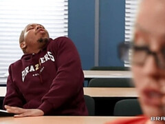 黒人, フェラチオ, バック, 眼鏡, 巨大, 淫乱熟女, 剃毛, 教師