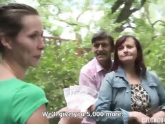 Grote mammen, Pijpbeurt, Handbeurt, Moeder die ik wil neuken, Buiten, Gezichtspunt, Roodharige vrouw, Trio