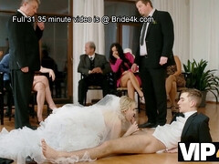 結婚, 浮気者, 浮気する, チン, ドレス, ヨーロピアン, 公共, フェラする