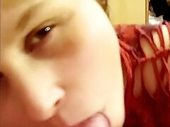 Cutest ever blowjob POV