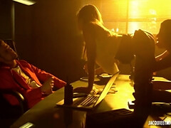 Блондинки, Смазливые, Соски, Оргазм, Тощие, Чулки, Втроем, Сиськи