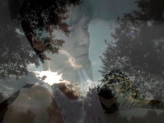 Rondborstig, Sperma, Sperma shot, Handbeurt, Japaans, Rijpe lesbienne, Natuurlijke tieten, Tieten likken