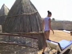 Пляж, Мастурбация, На природе, Соло, Молоденькие