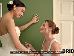 Nana, Sucer une bite, Mariée, Brunette brune, Hard, Hd, Rugueux, Russe