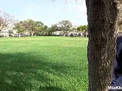 Mia Khalifa popped a aficionados cherry and it was awkward af! (mk13819)