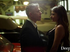 Gorgeous Brunettes Adria amp  Alina slide on BBC