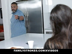 Braunhaarige, Süss, Hd, Zierlich, Dürr, Sohn, Taboo, Tätowierung