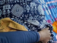 Desi Aunty Gets Hot Massage From Nephew - Panty Fun & Steamy Action!