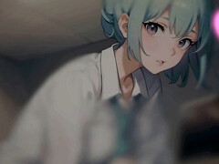 デカパイ, フェラチオ, ぶっかけ, エロティック, 女, 公共, 一人, スチュワーデス