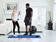 Grosser schwanz, Schwarz, Blondine, Süss, Schwarz, Interrassisch, Jungendliche (18+), Titten