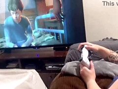 Stel, Sperma in mond, Huisgemaakt, Reusachtig, Likken, Moeder die ik wil neuken, Natuurlijke tieten, Gezichtspunt