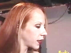 緊縛, ボンデージ, フェムドム, 乱交, なめる, 赤毛, 奴隷, バイブレーター