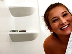 浴室, 指いじり, 目瞪口呆, 自家製, オナニー, 淫乱熟女, タトゥー, ウェブカメラ