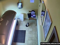 Braunhaarige, Tschechisch, Hd, Masturbation, Muschi, Rasiert, Solarium, Spanner