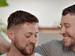 Анальный секс, Парочка, Эротика, Геи, Спортзал, Секс без цензуры, Мускулы, Тату