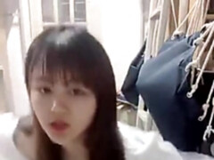 Amateur, Asiatique, Nana, Chinoise, Dingue, Érotique, Nénés, Webcam