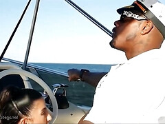 Lena The Plug Round 2 with BBC Jason Luv - Interracial with Cumshot outdoors