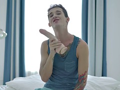 Grosse bite, Tir de sperme, Érotique, Homosexuelle, Masturbation, Maigrichonne, Softcore, Solo