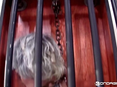 Bondage discipline sadomasochisme, Gebondenheid, Rondborstig, Schattig, Diep in de keel, Fetisj, Hd, Kut duiken