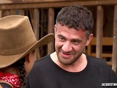 In den arsch, Blondine, Französisch, Lingerie, Milf, Strümpfe, Flotter dreier, Titten