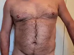 Corridas, Gay, Peludo, Masturbación, Solo